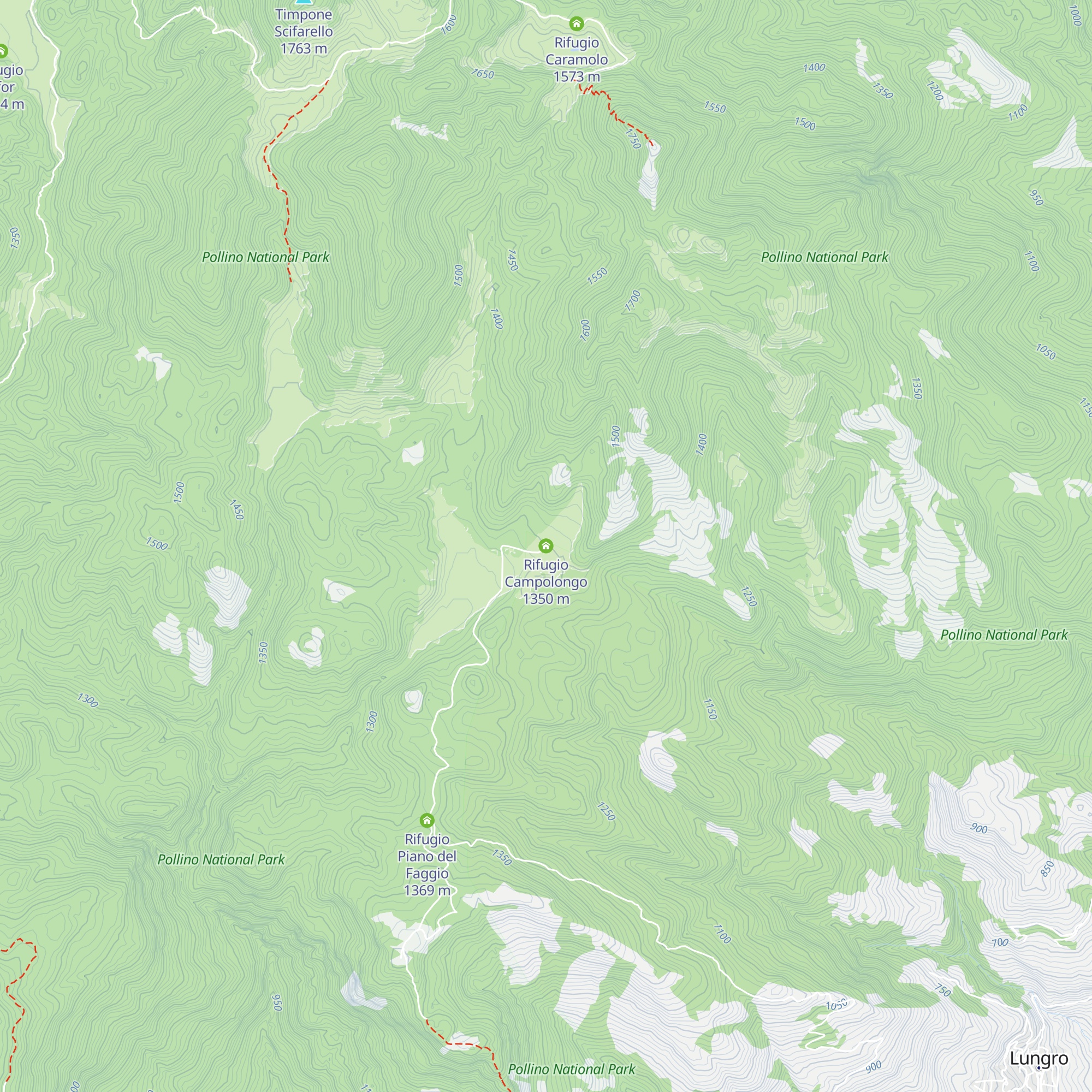 Rifugio Campolongo map
