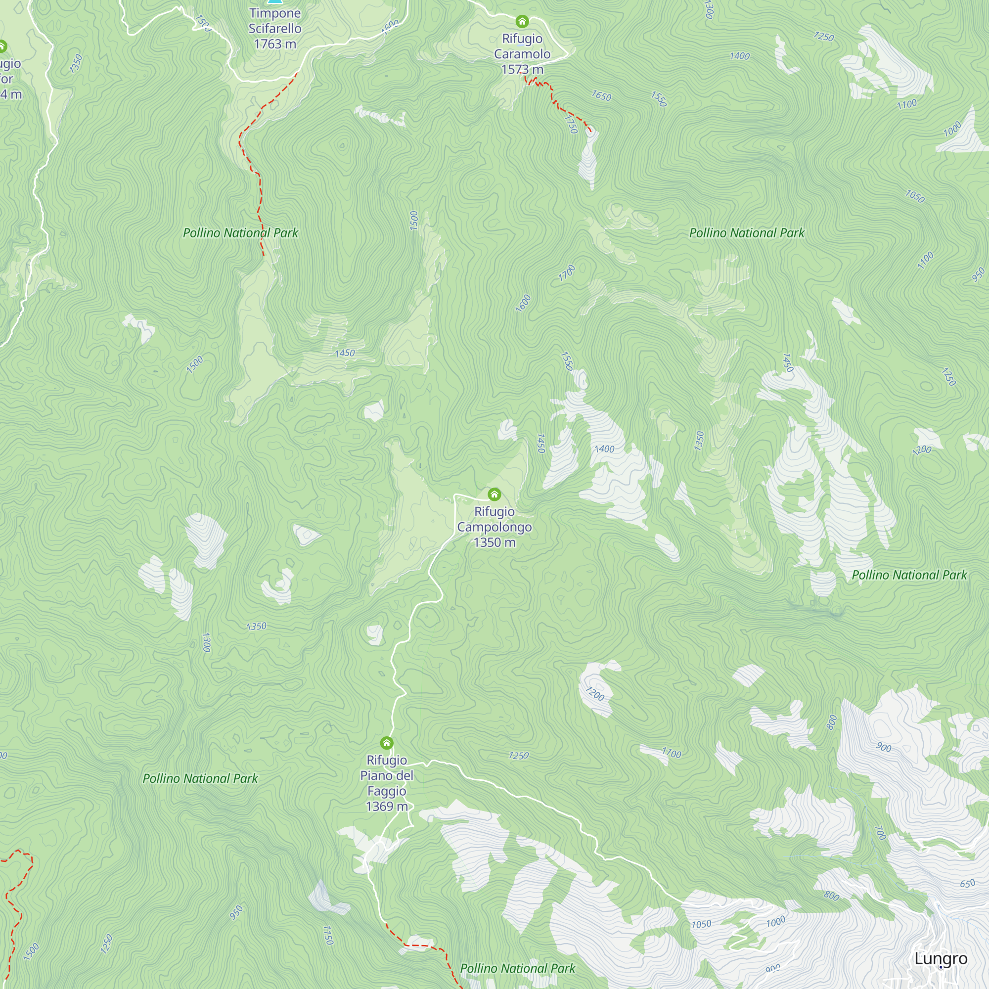 Rifugio Campolongo map