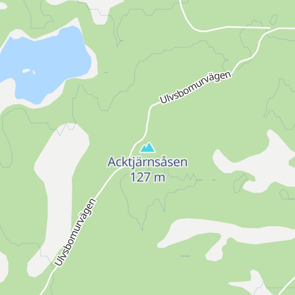 Map of Acktjärnsåsen
