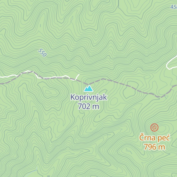 Map of Koprivnjak