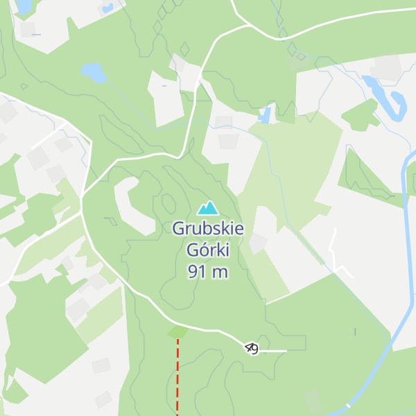 Map of Grubskie Górki