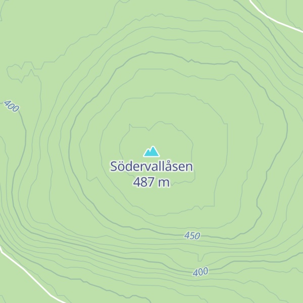 Map of Södervallåsen