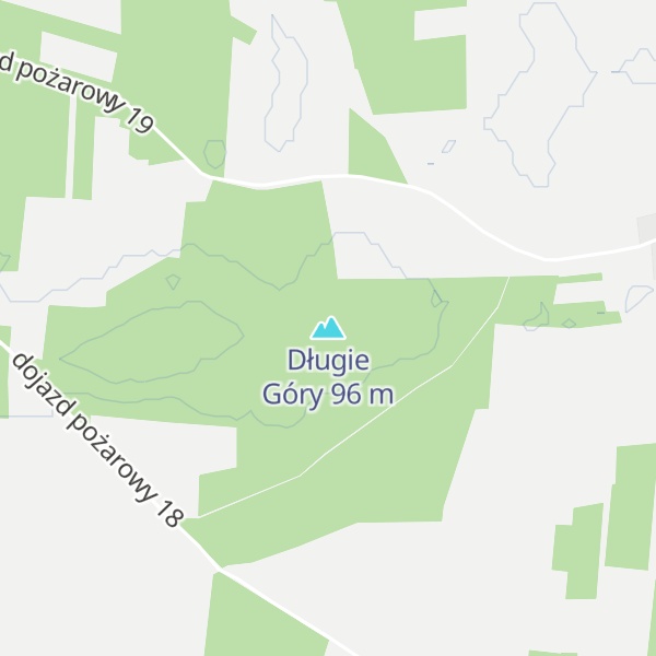 Map of Długie Góry