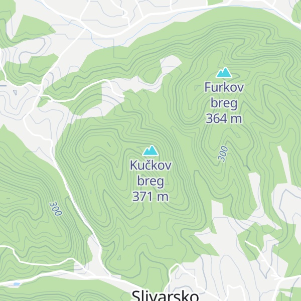 Map of Kučkov breg