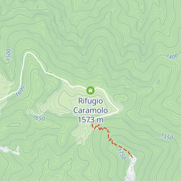 Map of Rifugio Caramolo