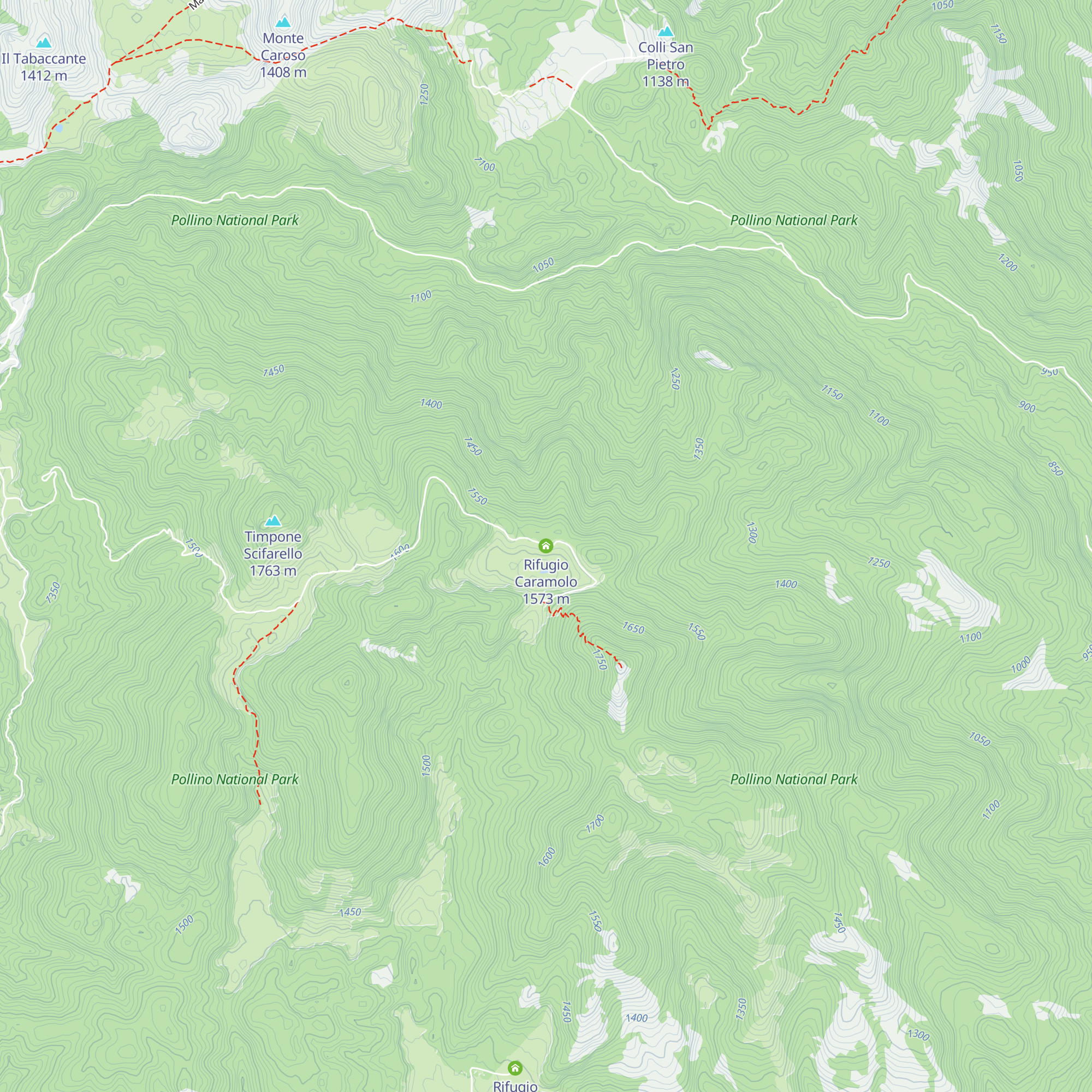 Rifugio Caramolo map