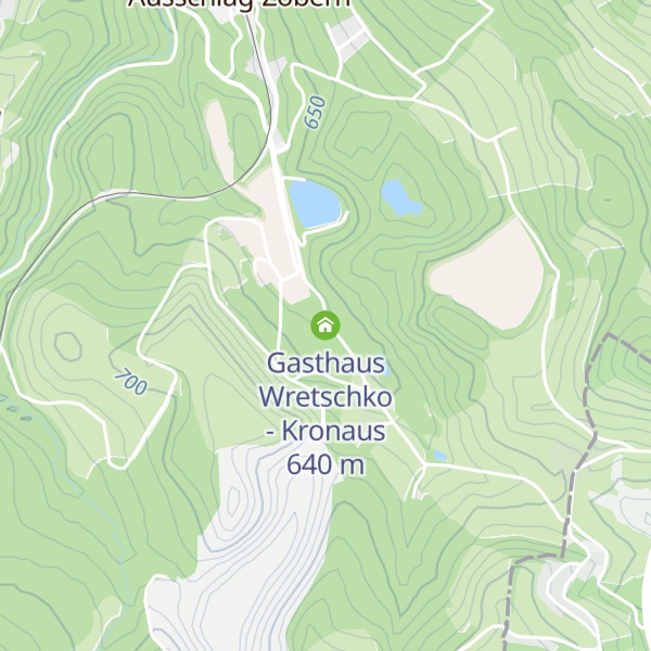 Map of Gasthaus Wretschko - Kronaus