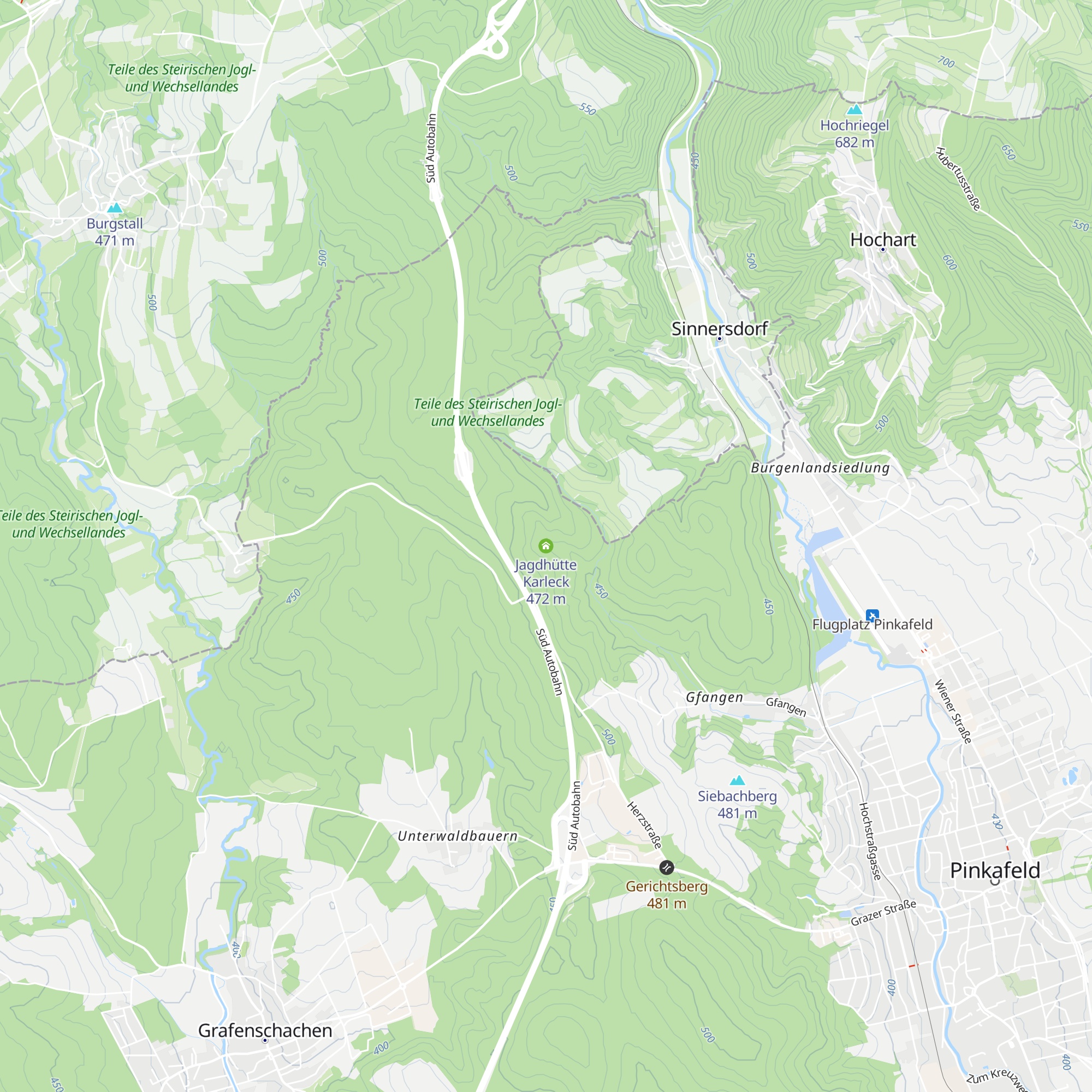 Jagdhütte Karleck map