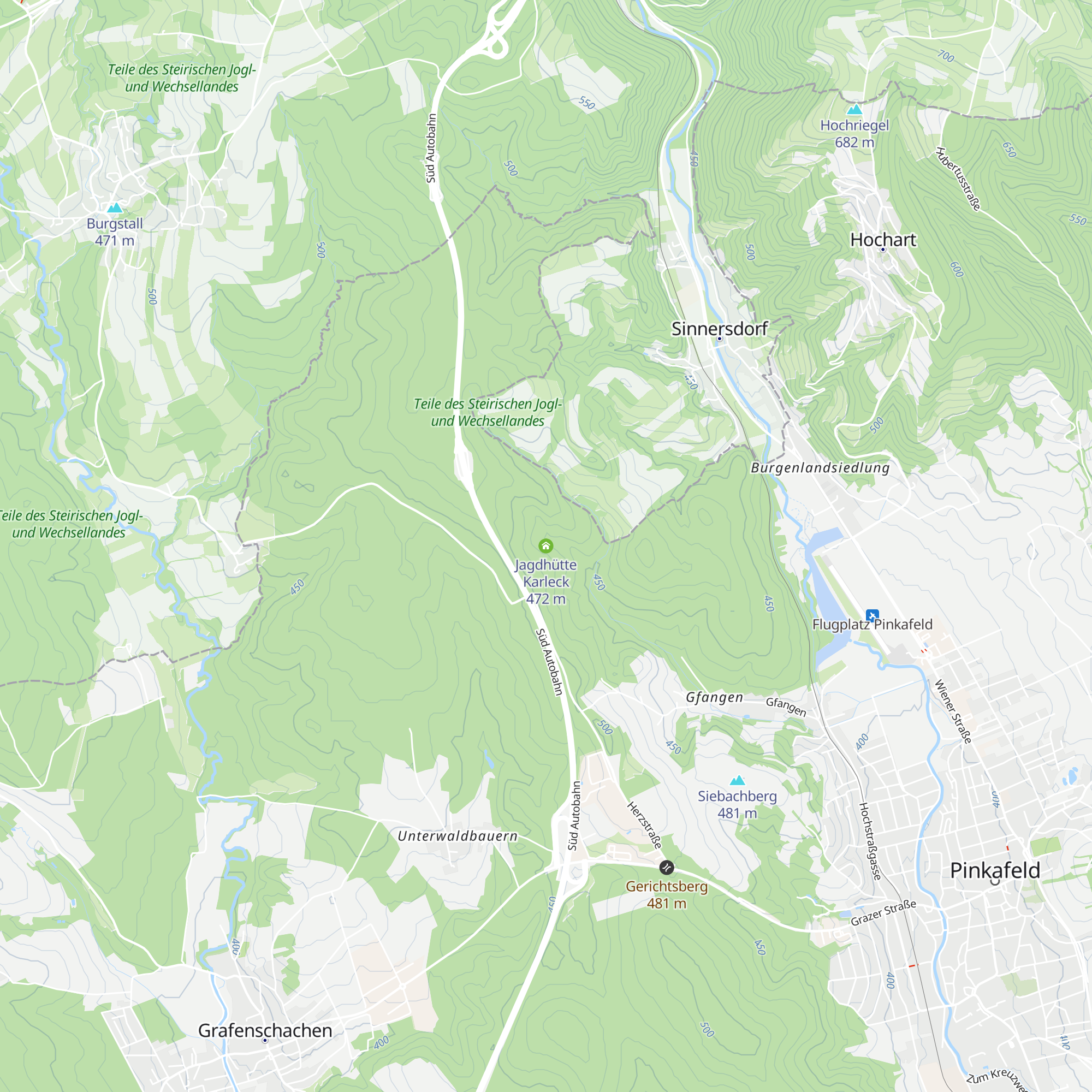 Jagdhütte Karleck map