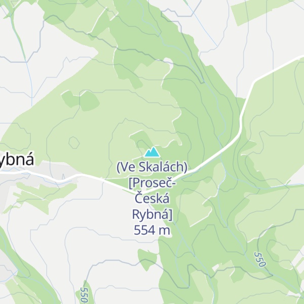 Map of (Ve Skalách) [Proseč-Česká Rybná]