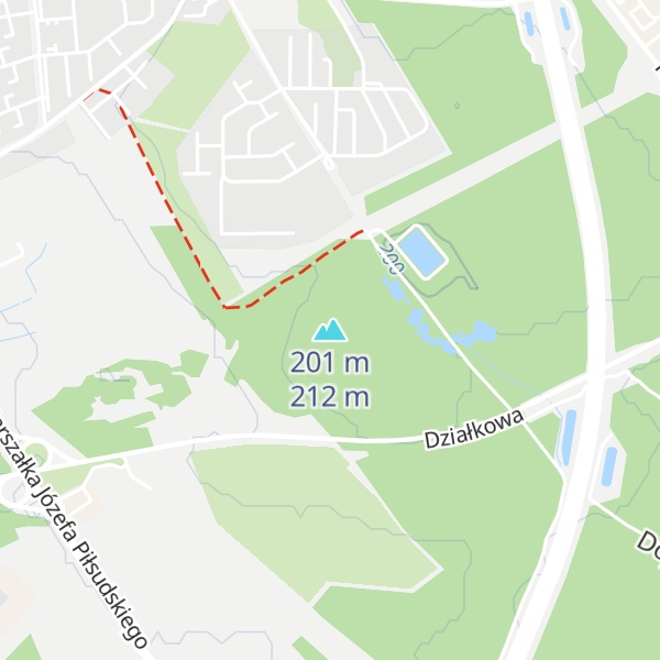 Map of 201 m