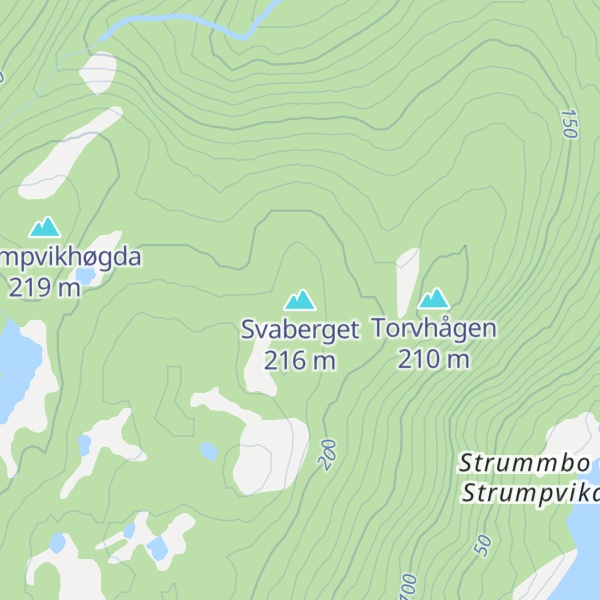 Map of Svaberget