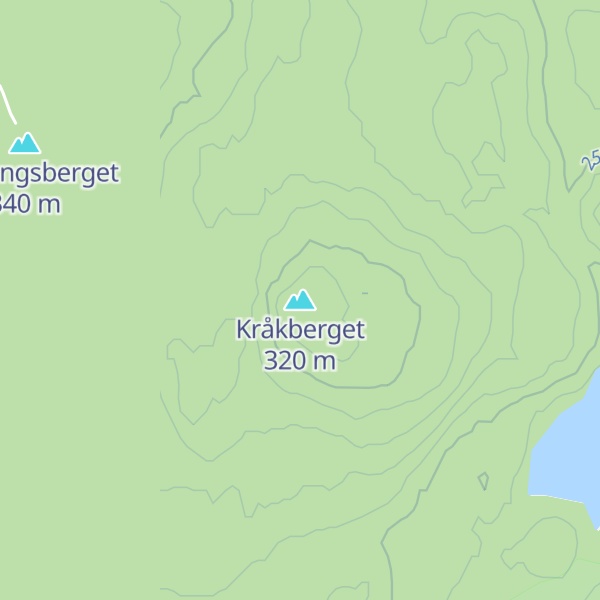 Map of Kråkberget