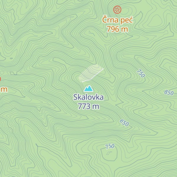 Map of Skalovka