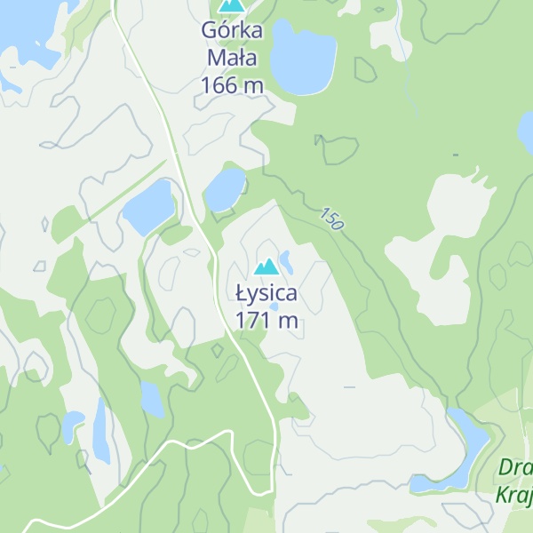 Map of Łysica