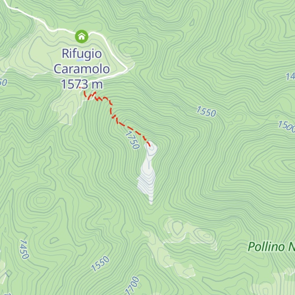 Map of Monte Caramolo