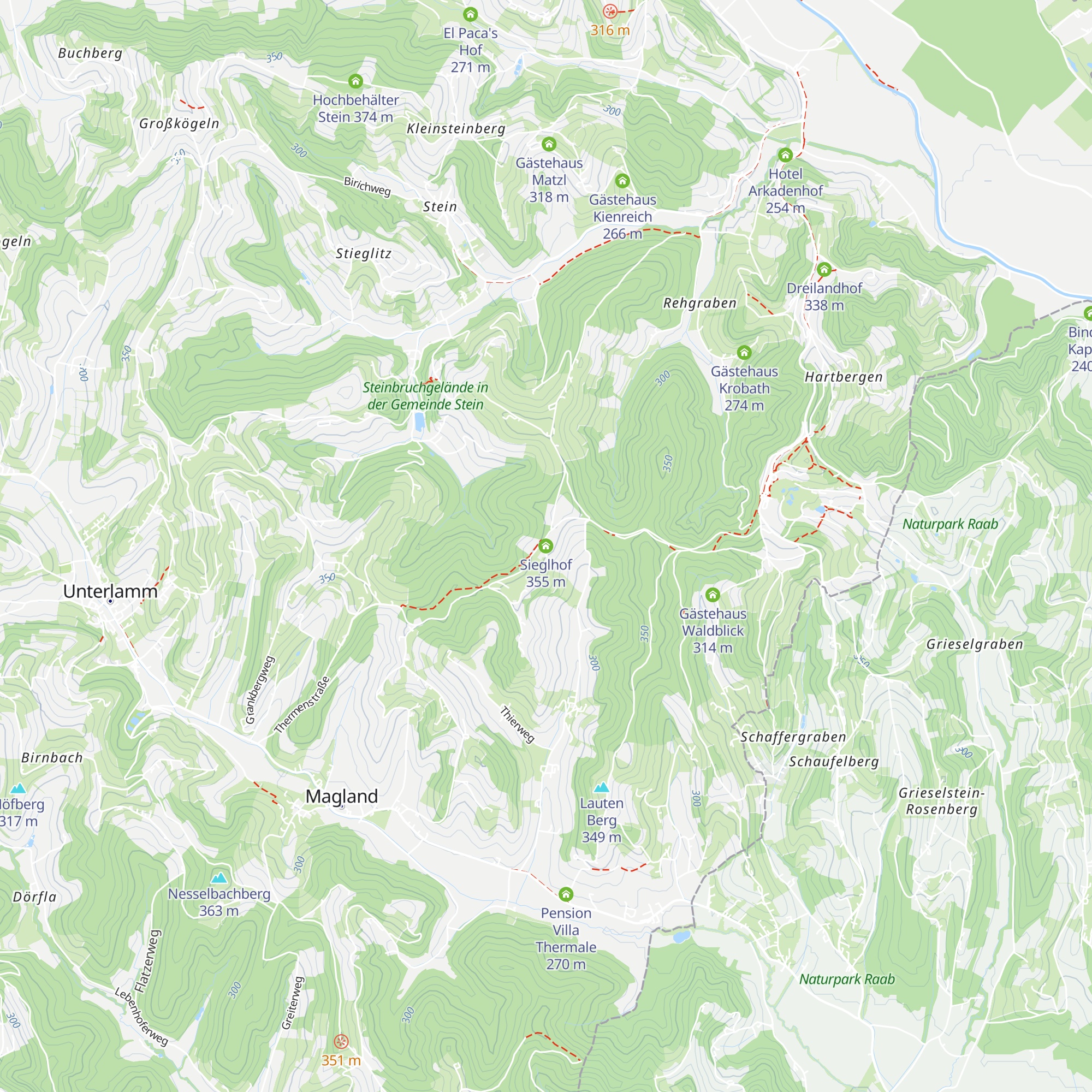 Sieglhof map
