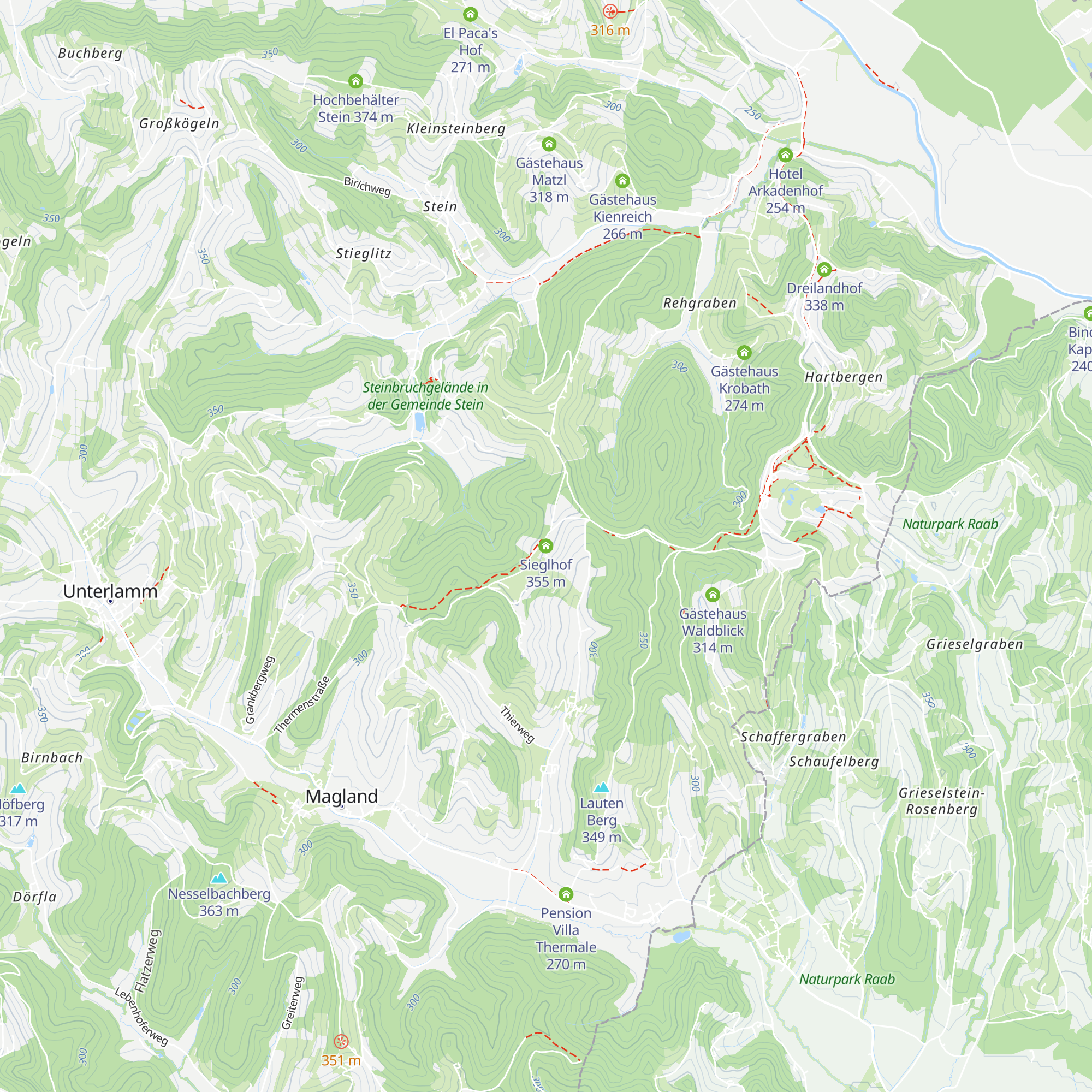 Sieglhof map
