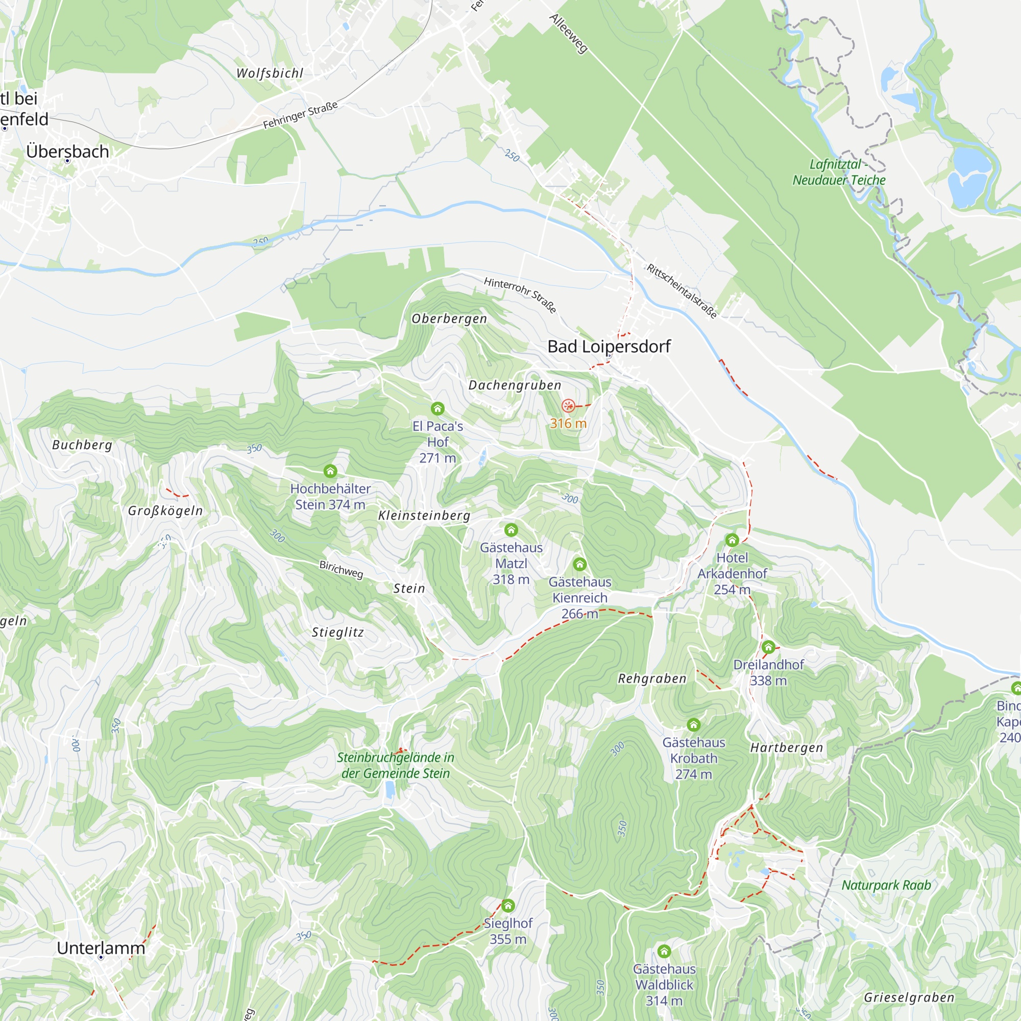 Gästehaus Schneeberger map