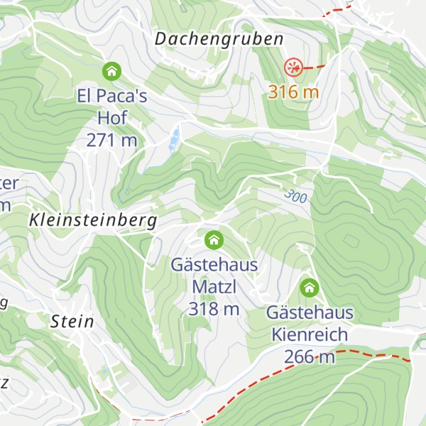 Map of Gästehaus Schneeberger