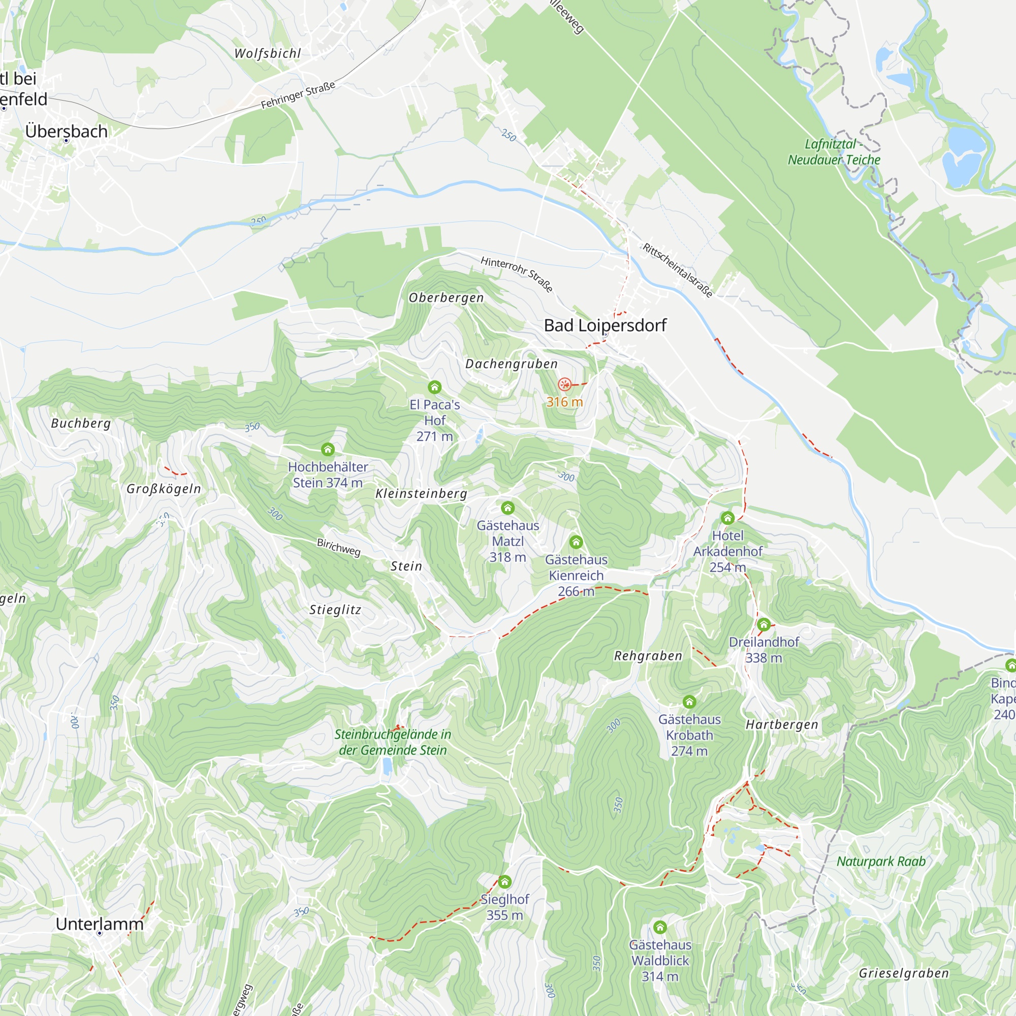 Gästehaus Matzl map