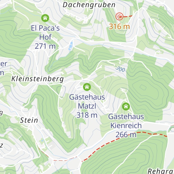 Map of Gästehaus Matzl