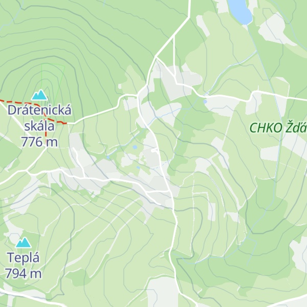 Map of Chata VHS Brno