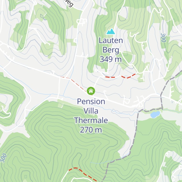 Map of Pension Villa Thermale