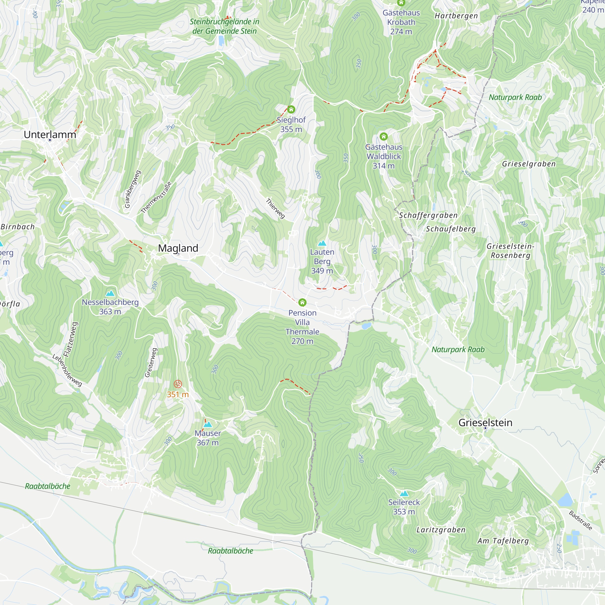 Pension Villa Thermale map
