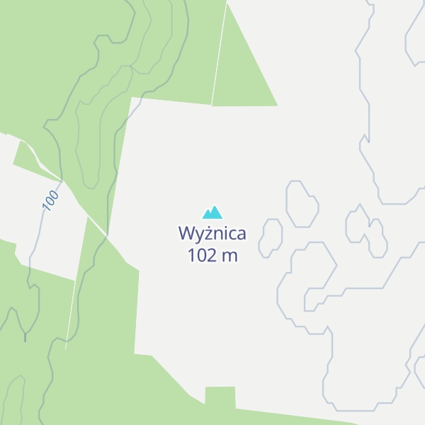 Map of Wyżnica