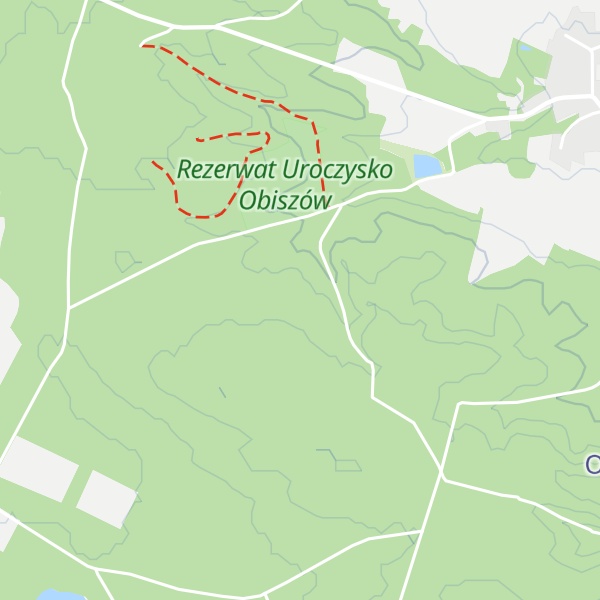 Map of Obiszowski Gródek