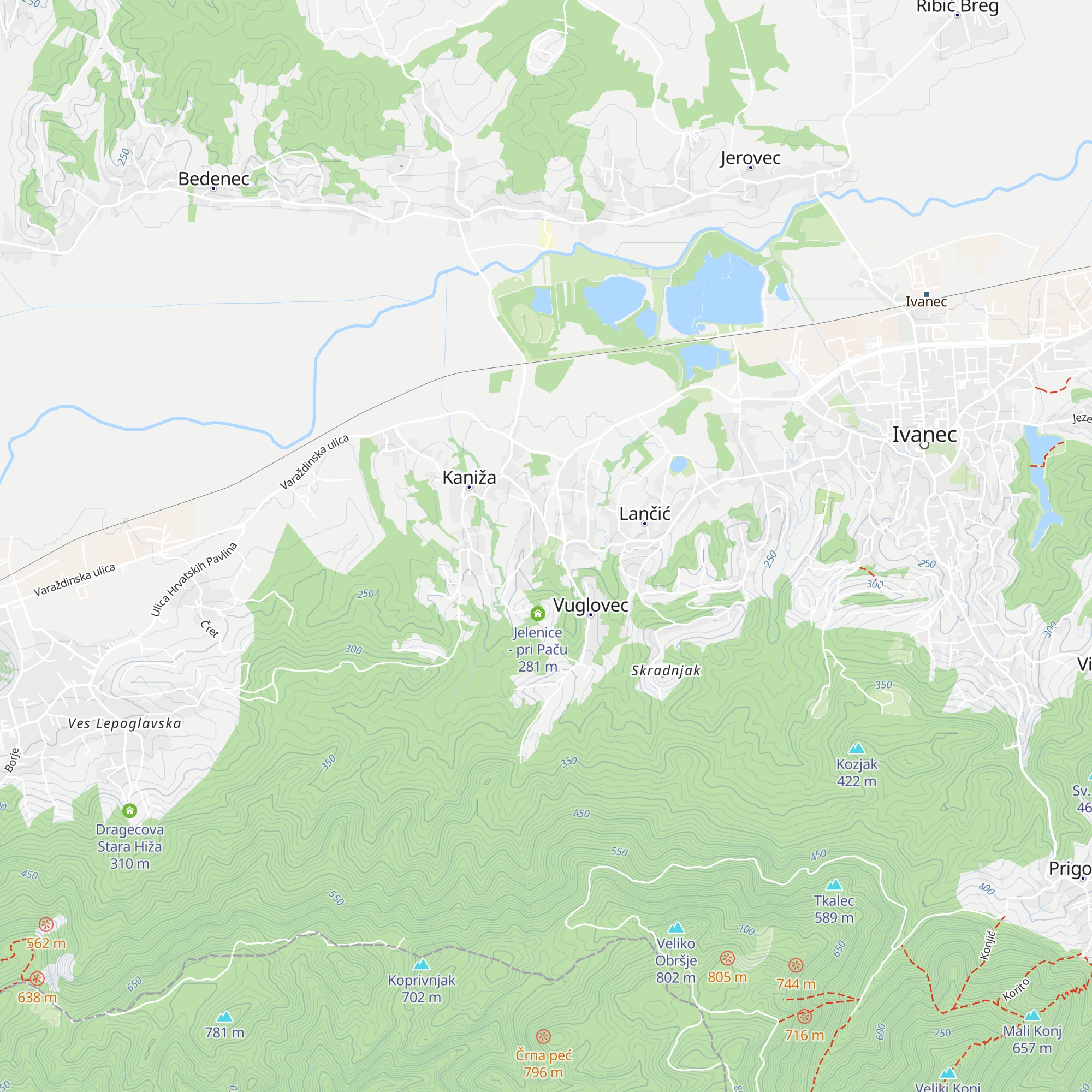Društveni dom Vuglovec-Gečkovec map