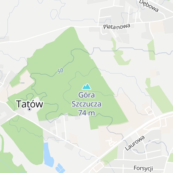 Map of Góra Szczucza