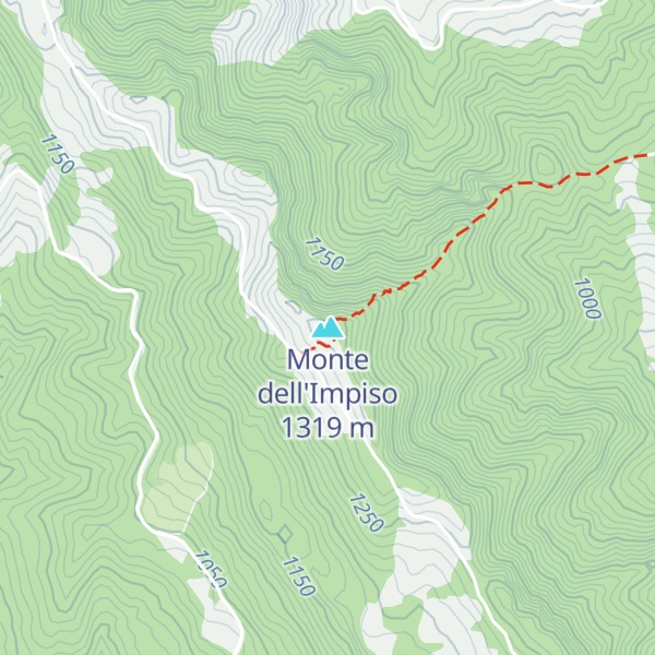 Map of Monte dell'Impiso