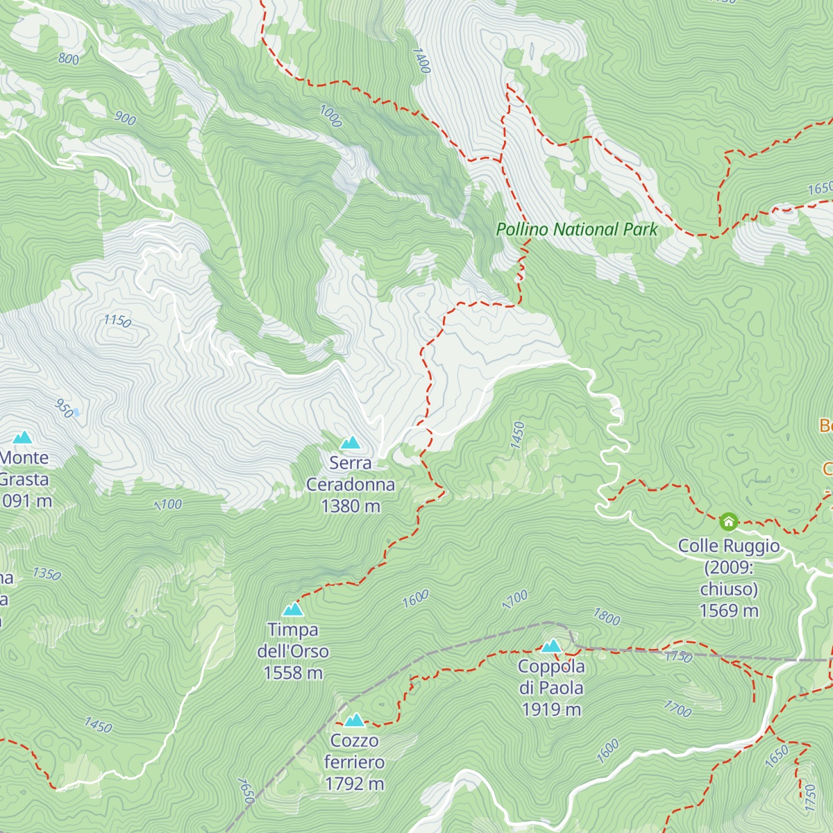 Rifugio Fasanelli map