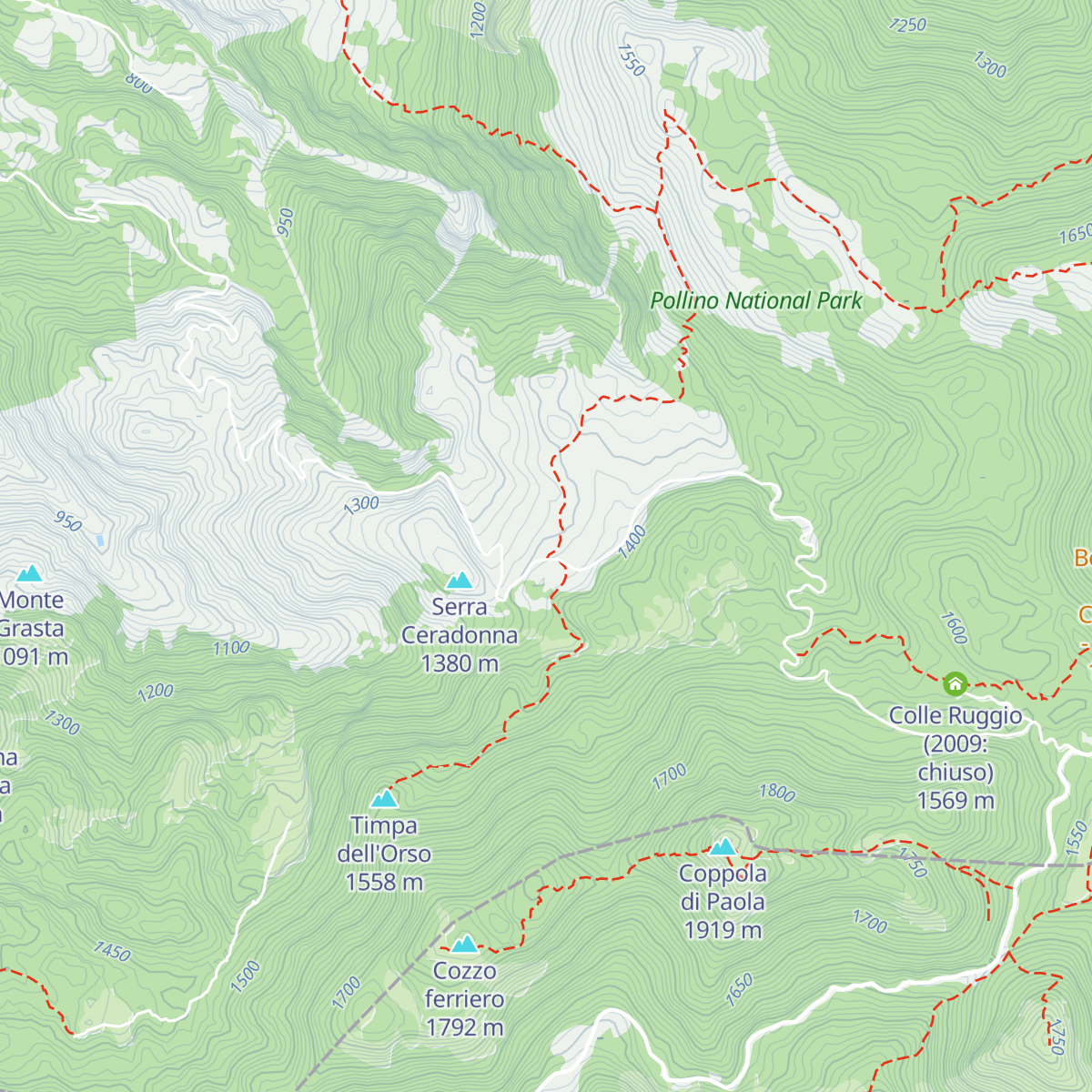 Rifugio Fasanelli map