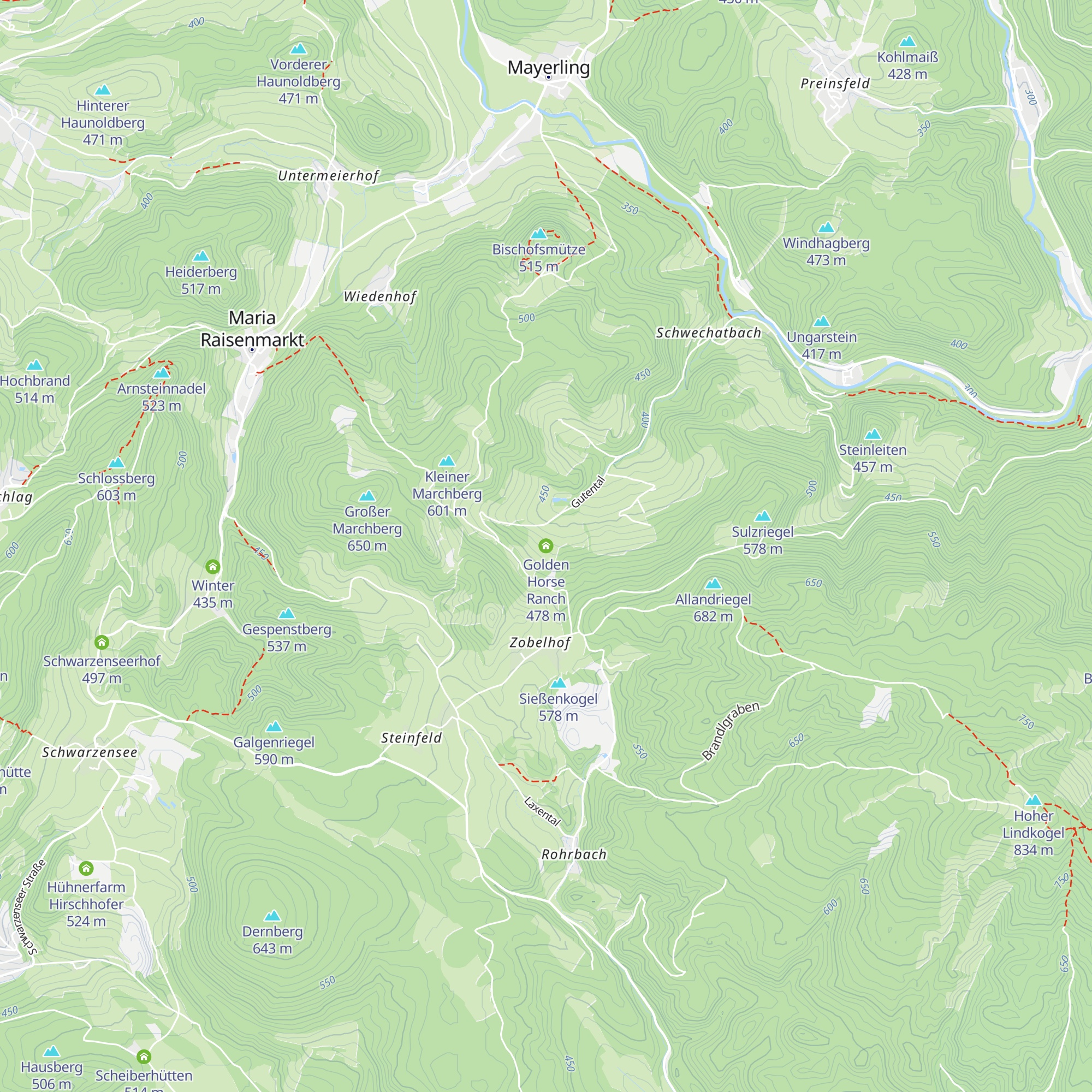 Golden Horse Ranch map
