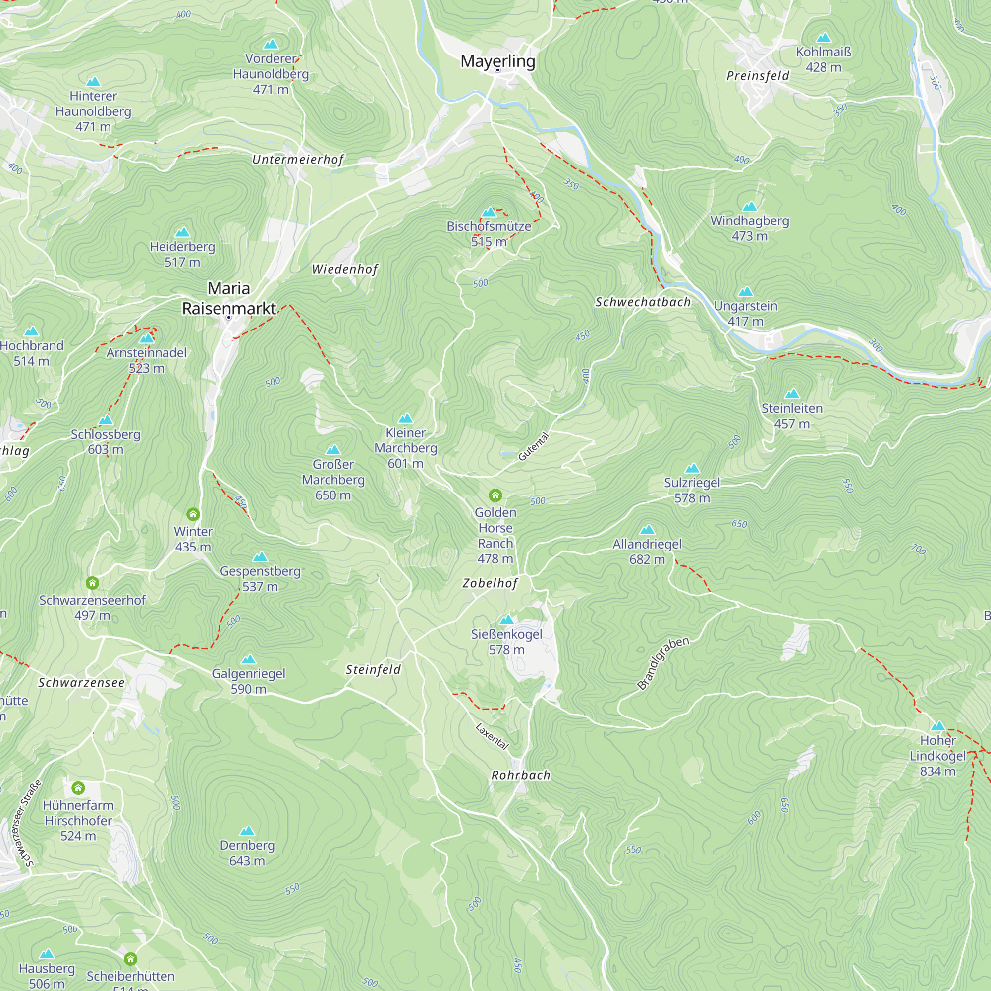 Golden Horse Ranch map