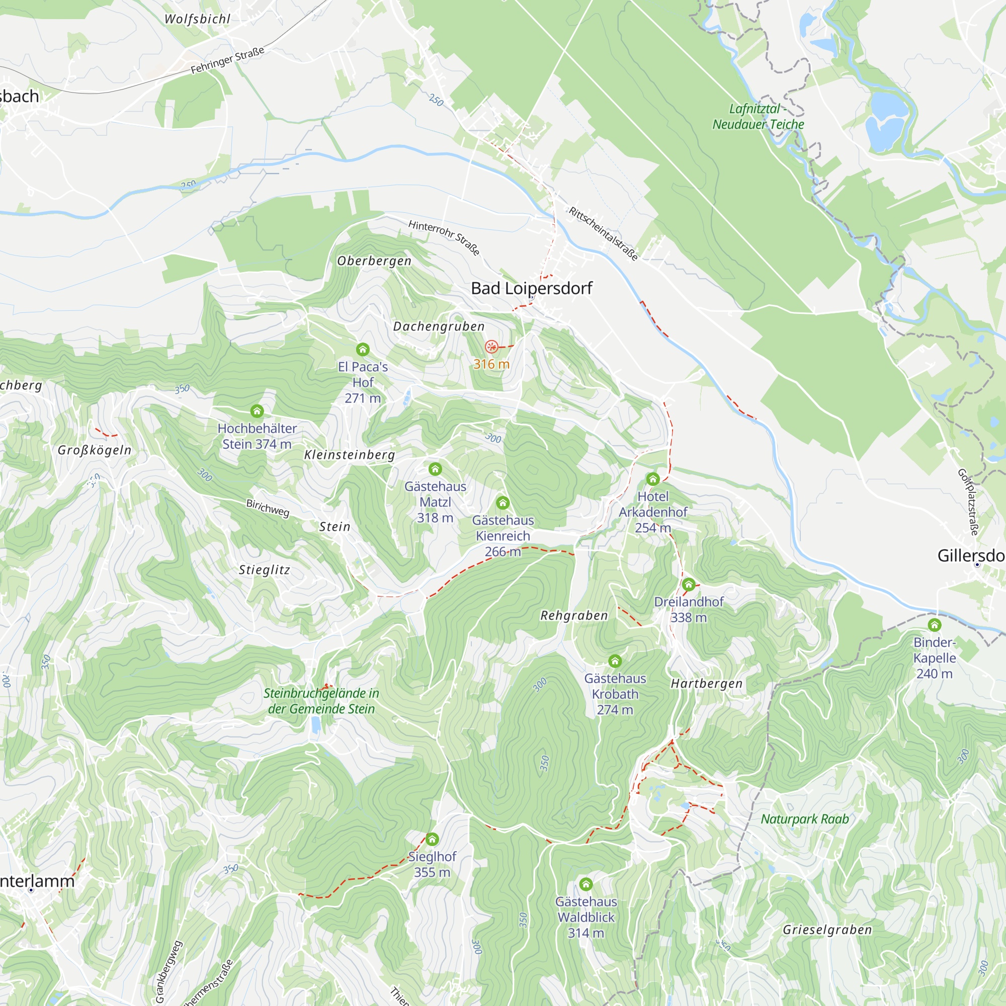Gästehaus Kienreich map