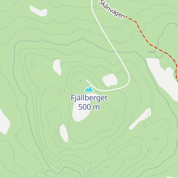 Map of Fjällberget