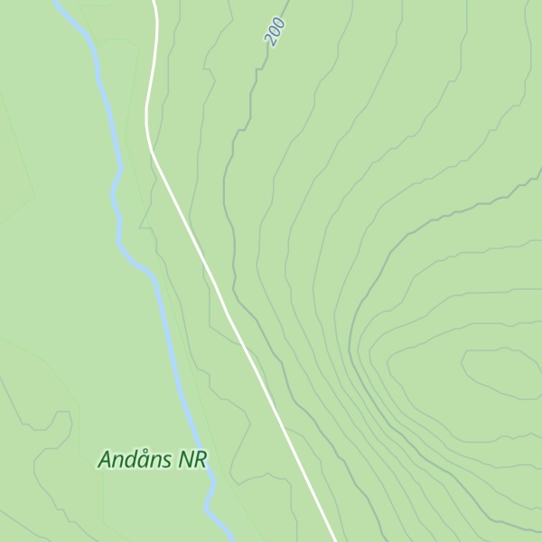 Map of Andberget