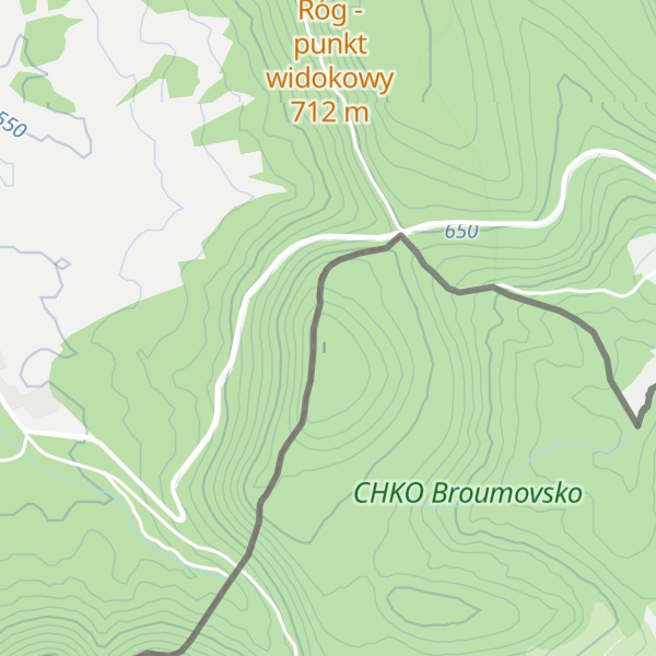 Map of Strážný vrch / Zielonka