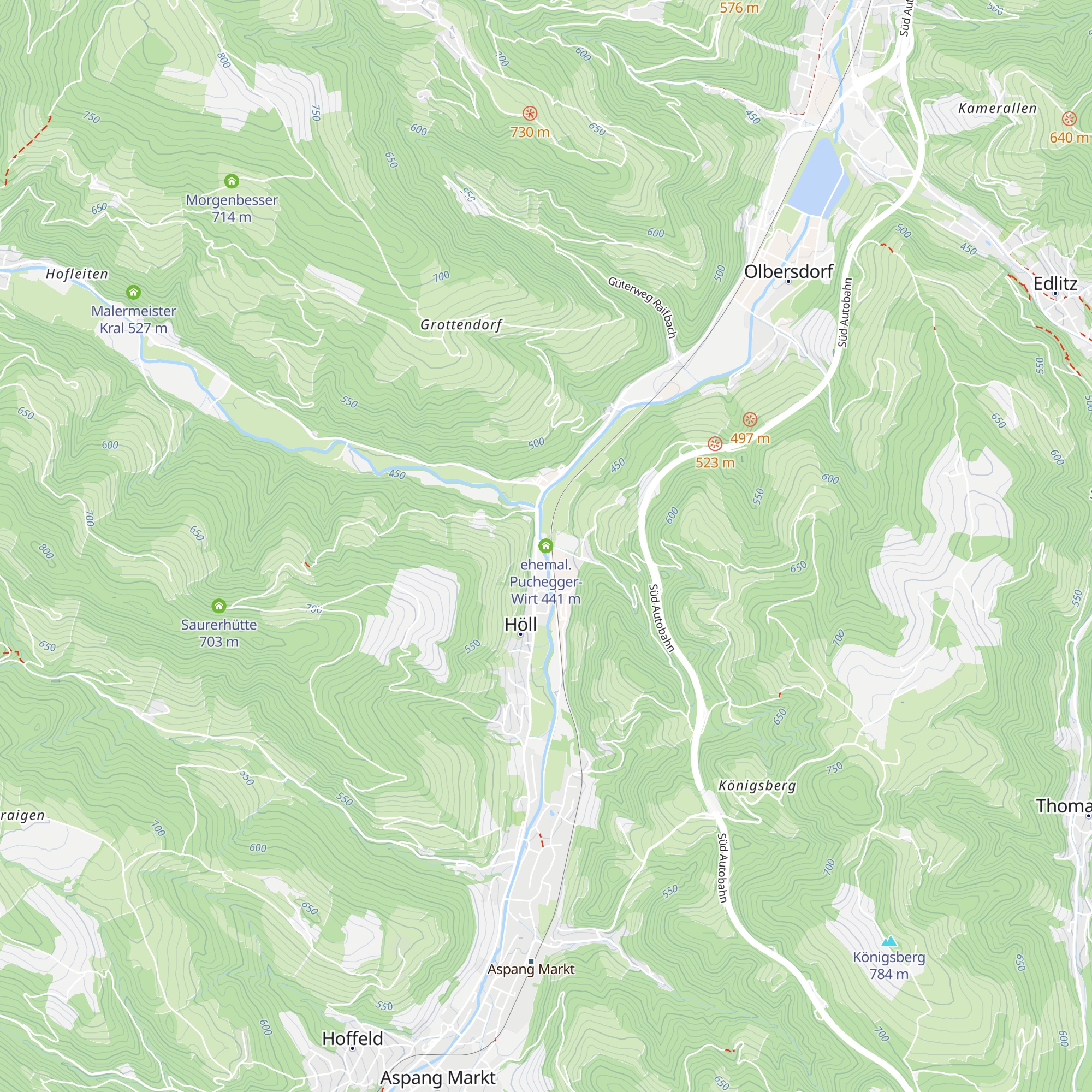 ehemal. Puchegger-Wirt map