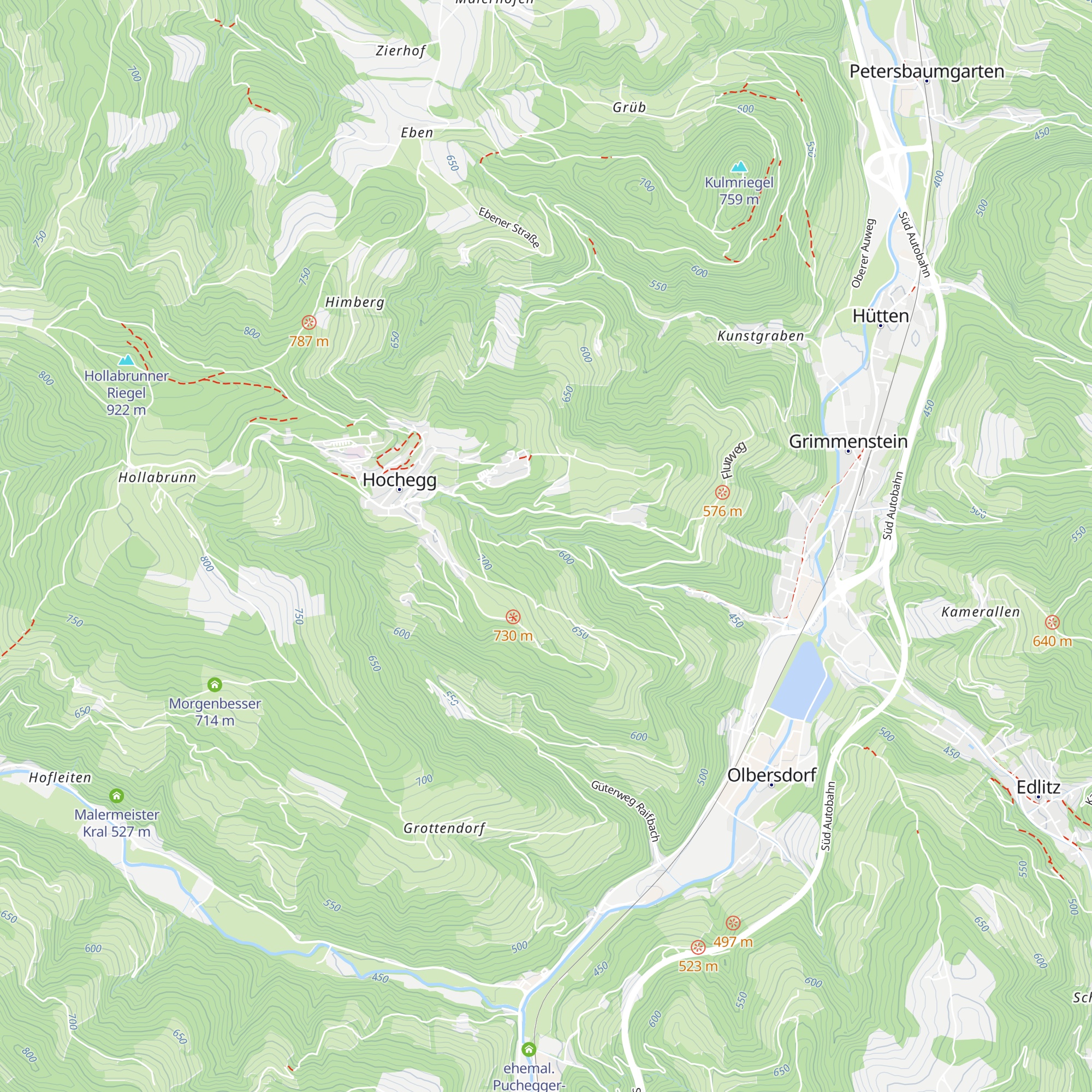 Villa Kunterbunt map