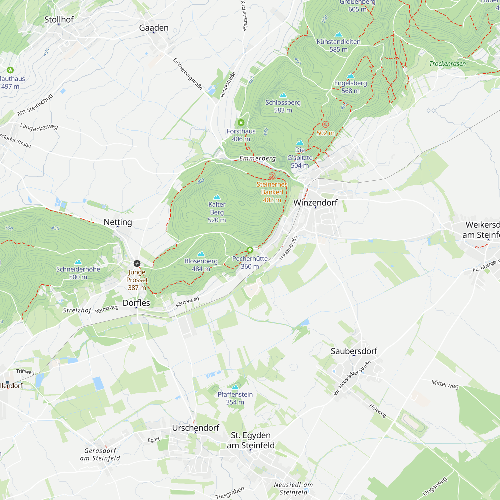 Pecherhütte map