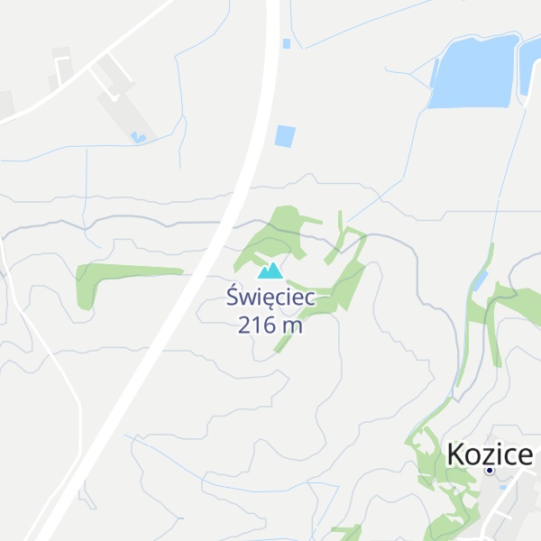Map of Święciec