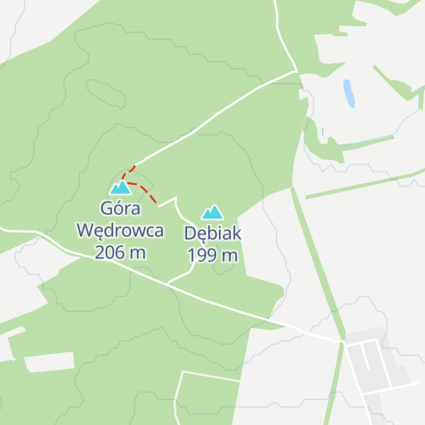 Map of Dębiak