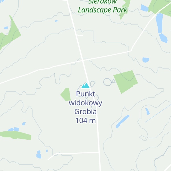 Map of Punkt widokowy Grobia