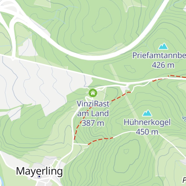 Map of VinziRast am Land