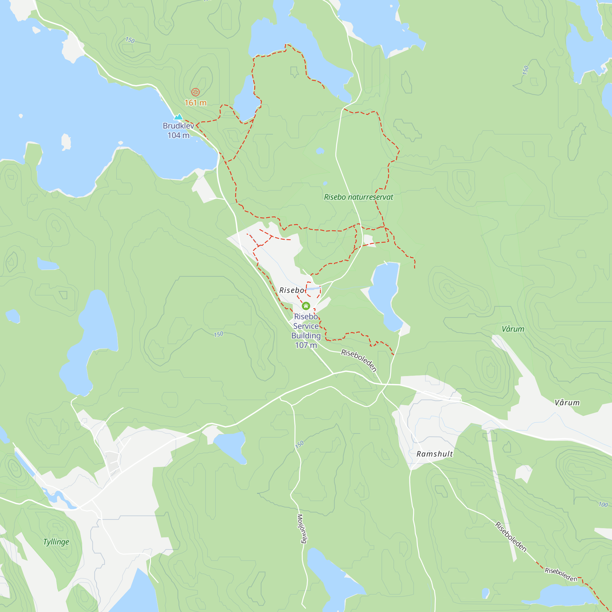 Risebo Service Building map